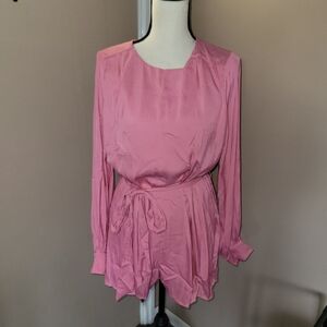 Firm! Lumiere Elegant Pink Womens ROMPER